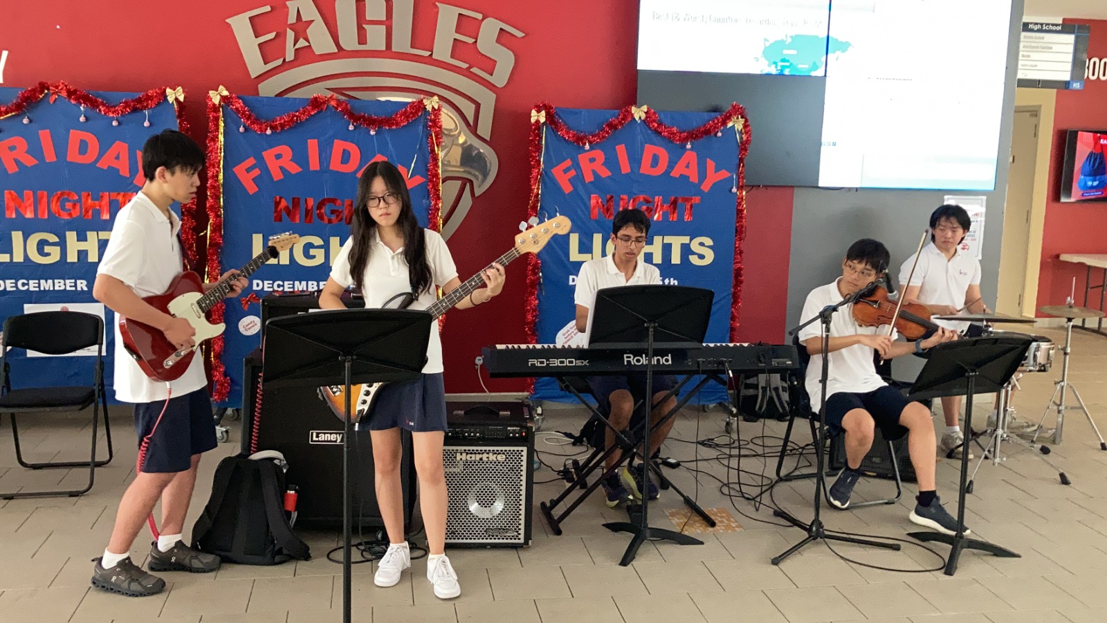 Inversions performing at Friday Night Lights