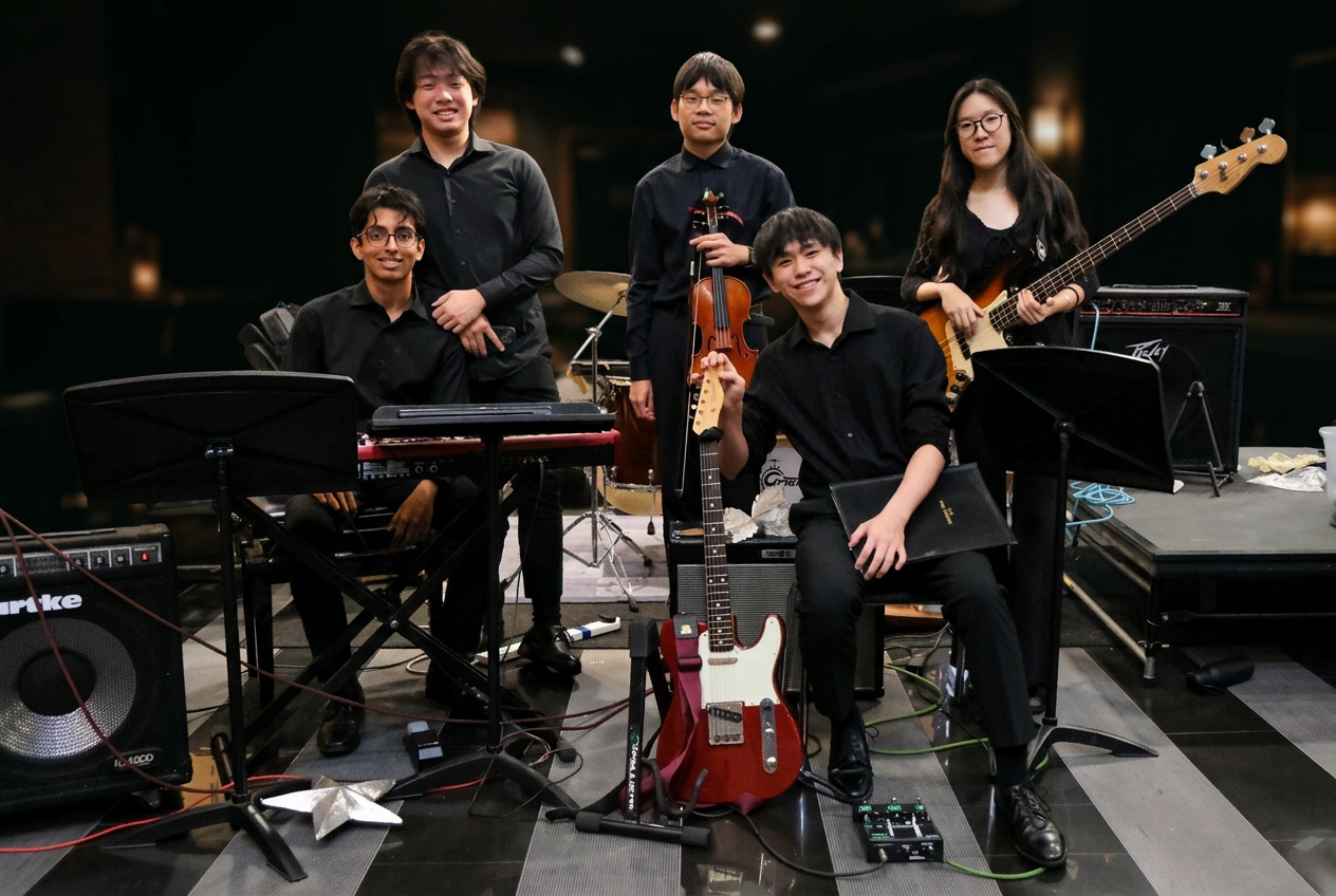 Inversions performing live on stage